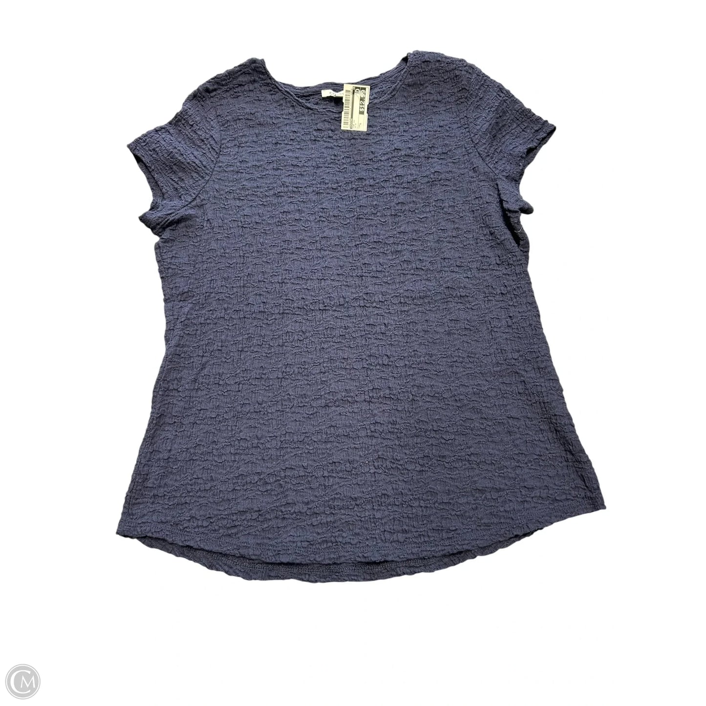 Top Short Sleeve By Chicos In Blue, Size: L