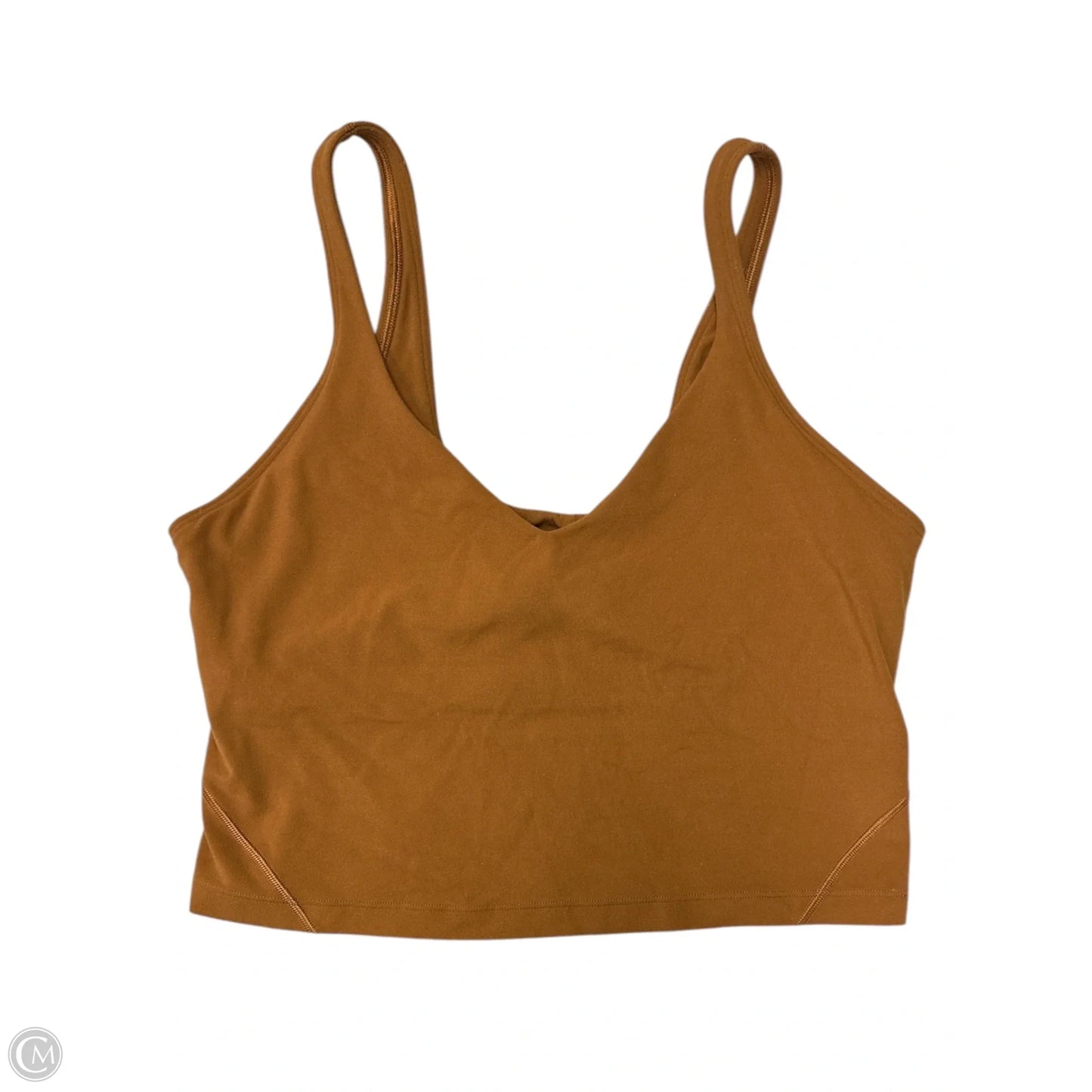 Athletic Tank Top By Lululemon In Copper, Size: 10
