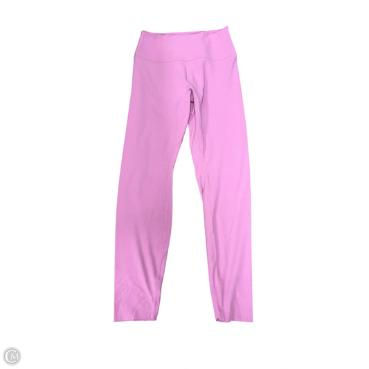 Athletic Leggings By Nike Apparel In Pink, Size: S
