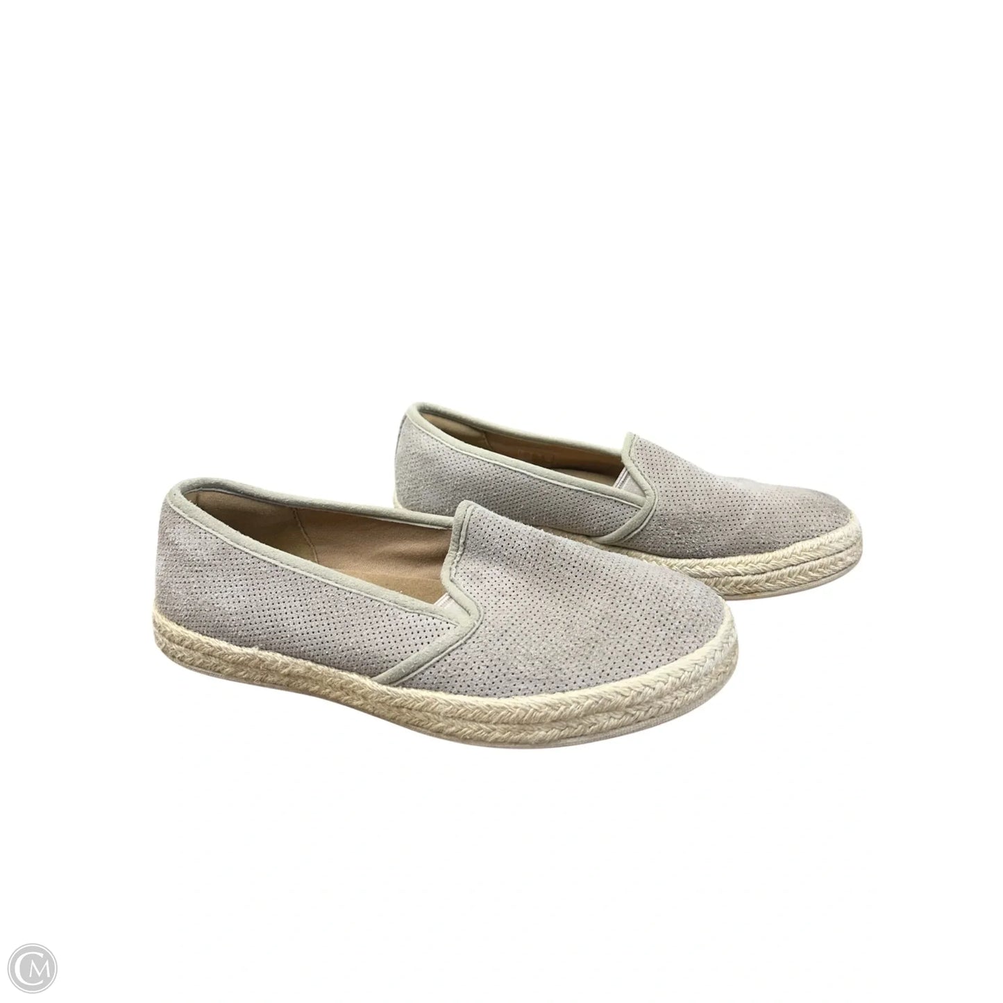 Shoes Flats By Clarks In Brown, Size: 8