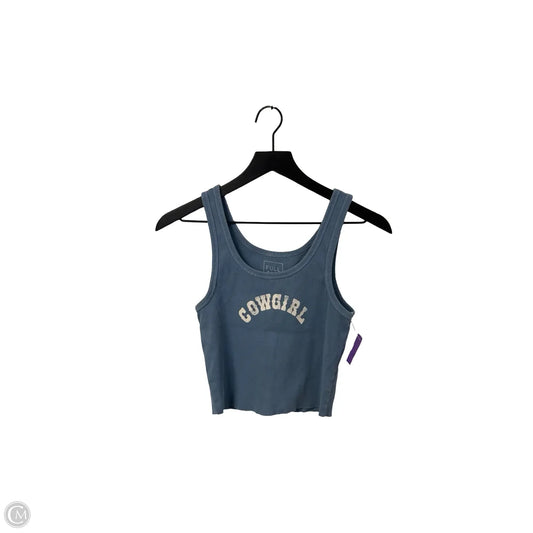 Top Sleeveless By Full Tilt In Blue, Size: M