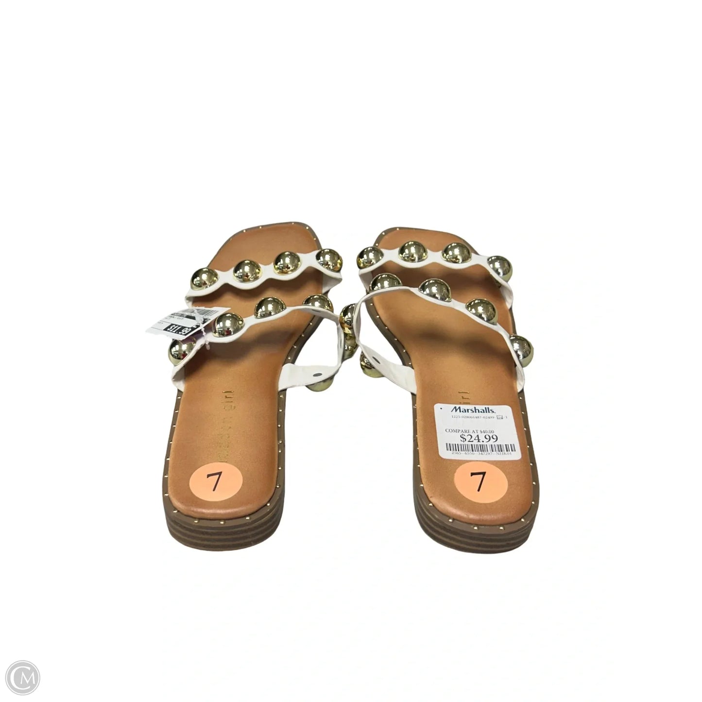 Sandals Flats By Madden Girl In White, Size: 7