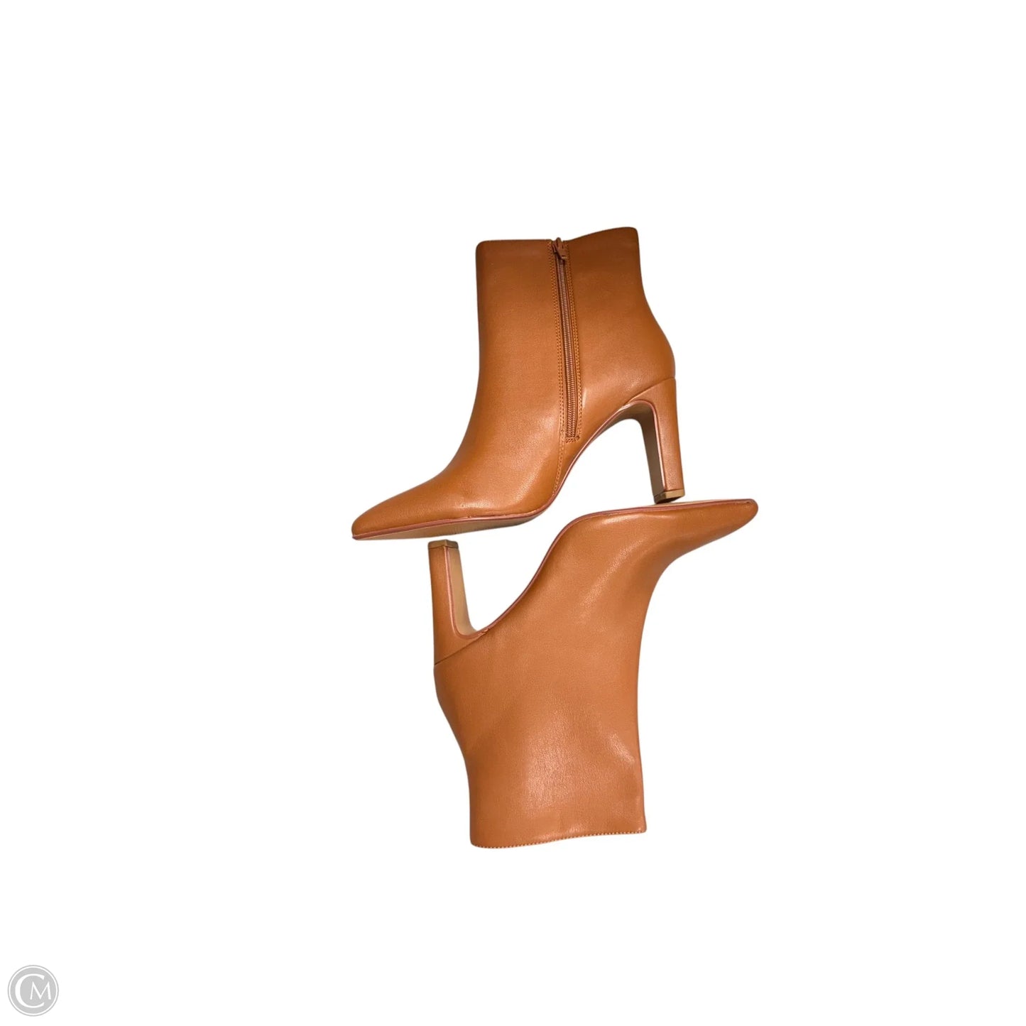 Boots Ankle Heels By Chinese Laundry In Brown, Size: 8.5