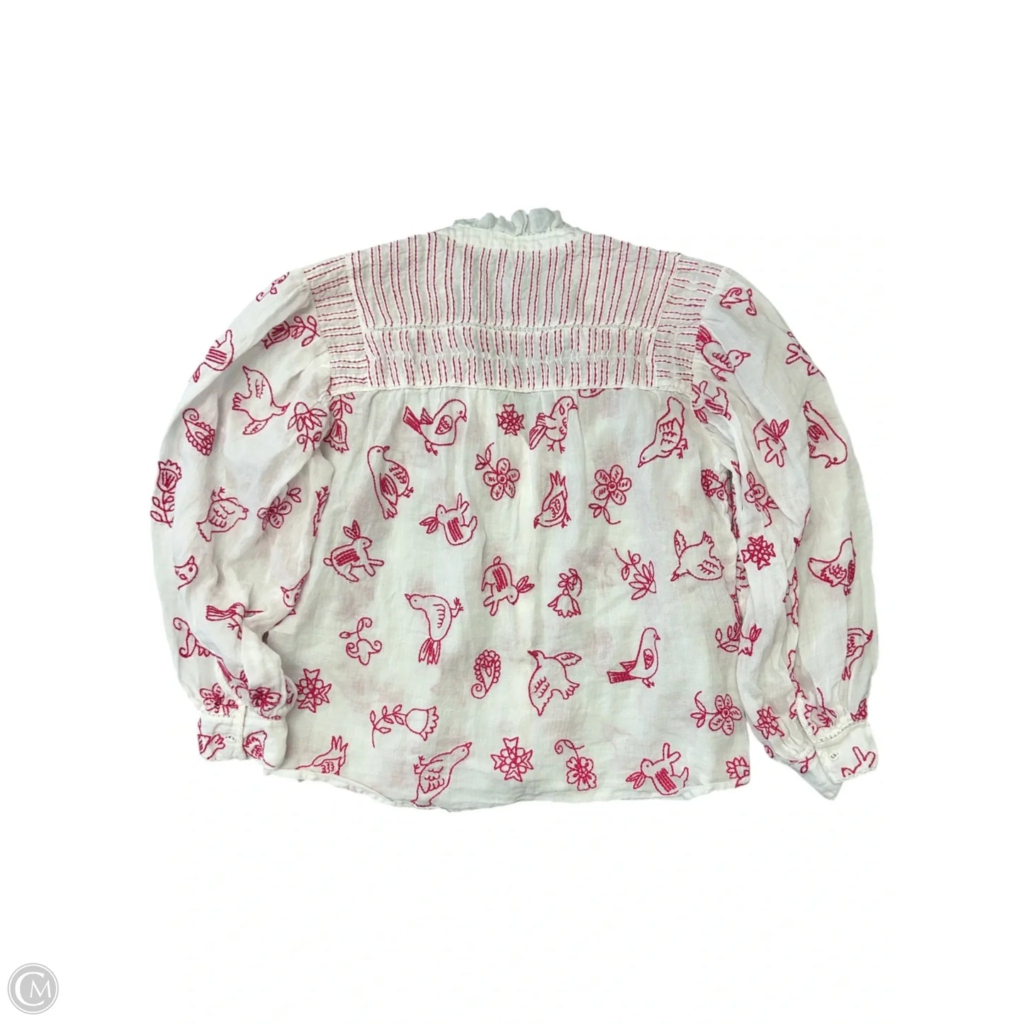 Blouse Long Sleeve By Sundance In White, Size: S