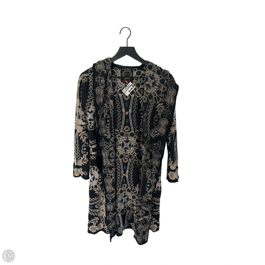 Cardigan By Johnny Was In Black & Brown, Size: S
