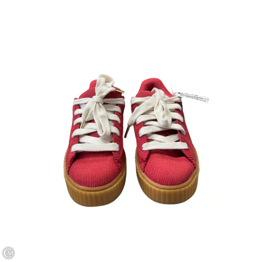 Shoes Sneakers By Puma In Red, Size: 8