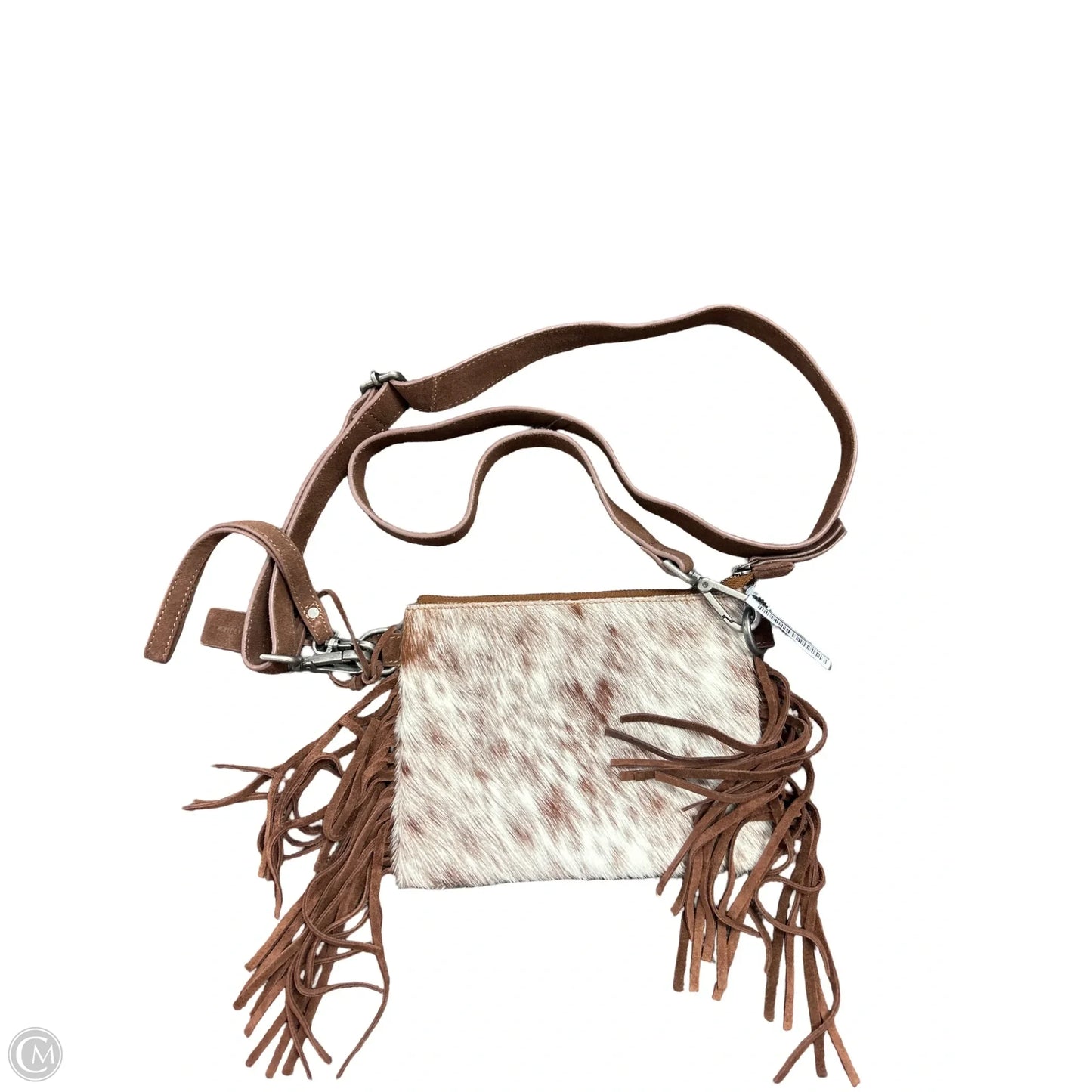 Crossbody Leather By Shyanne, Size: Medium