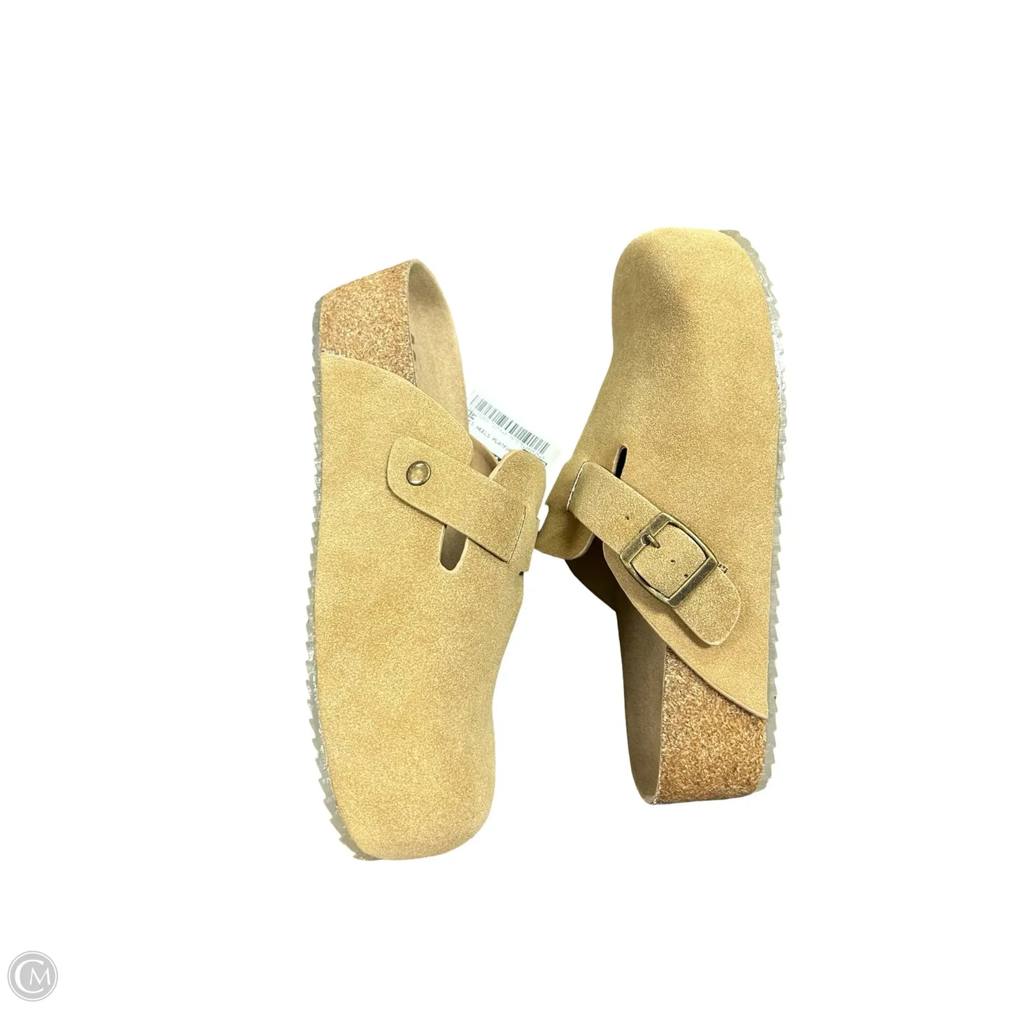 Shoes Heels Platform By Mia In Tan, Size: 6.5