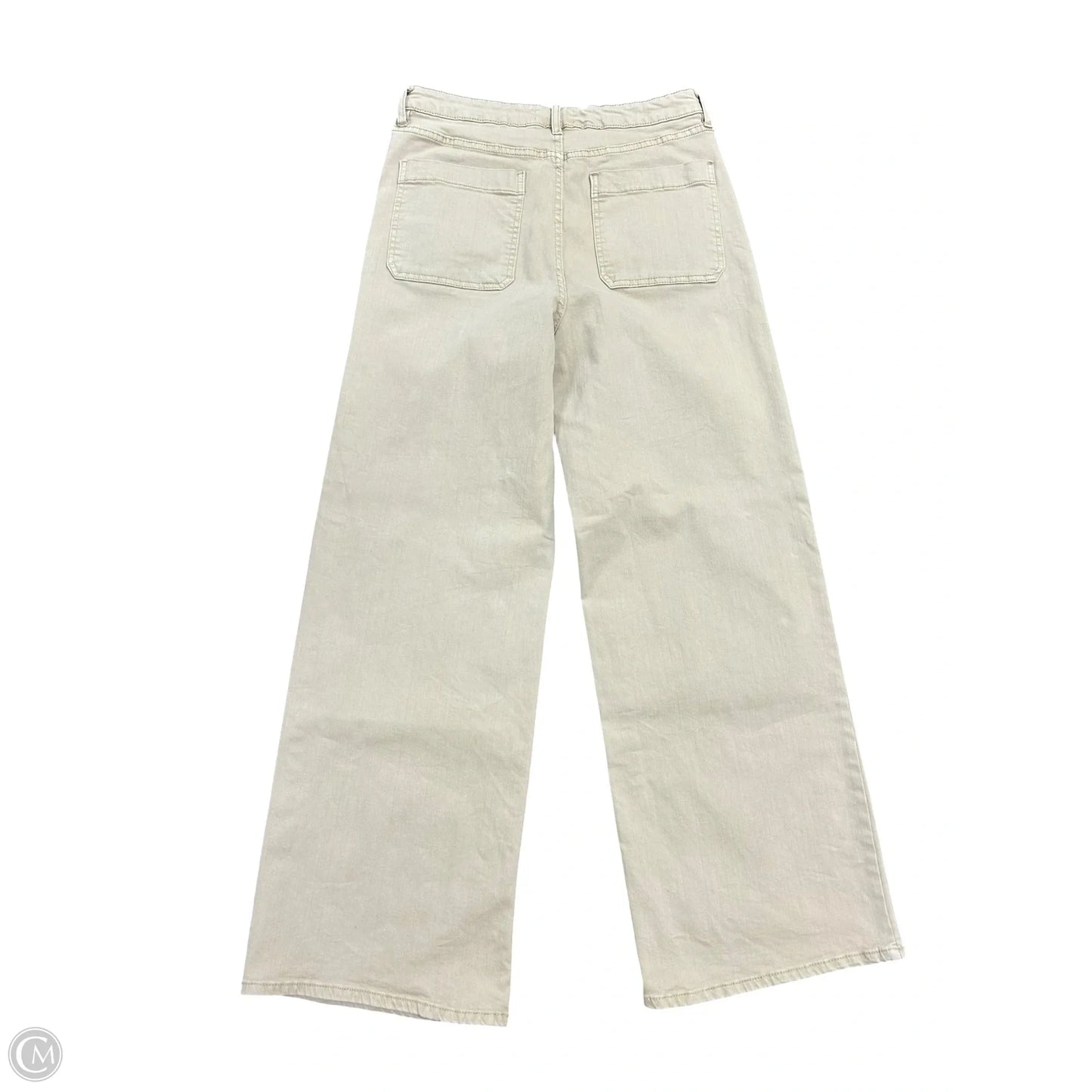 Jeans Wide Leg By Oat In Tan Denim, Size: 10