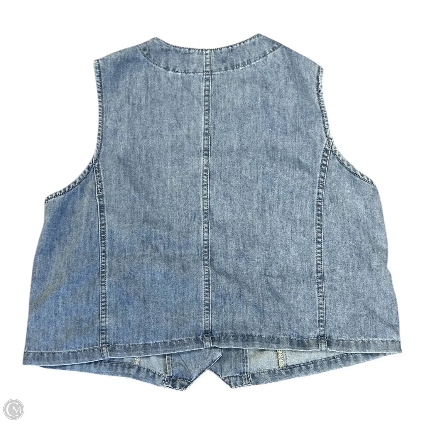 Vest Other By Automet In Blue Denim, Size: Xl