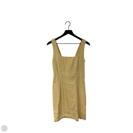 Dress Casual Short By Old Navy In White & Yellow, Size: Xs