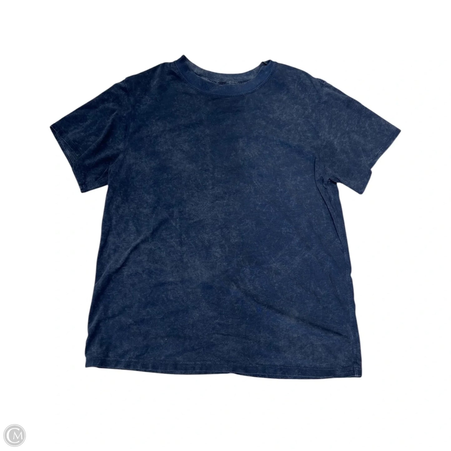Athletic Top Short Sleeve By Lululemon In Blue, Size: 4