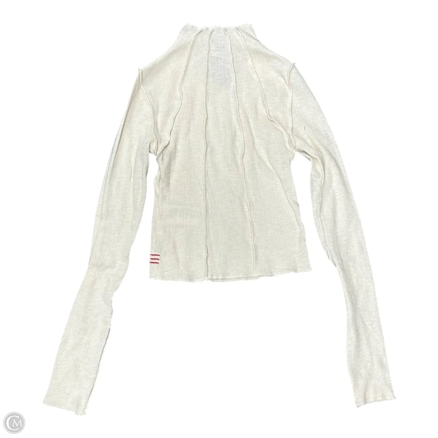 Top Long Sleeve By Bdg In Cream, Size: S