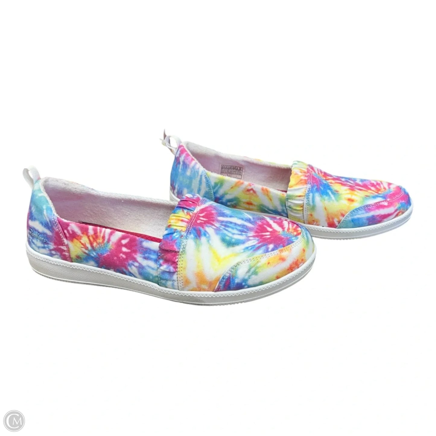 Shoes Flats By Skechers In Tie Dye Print, Size: 9.5
