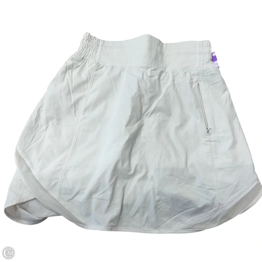Athletic Skort By Lululemon In White, Size: 2