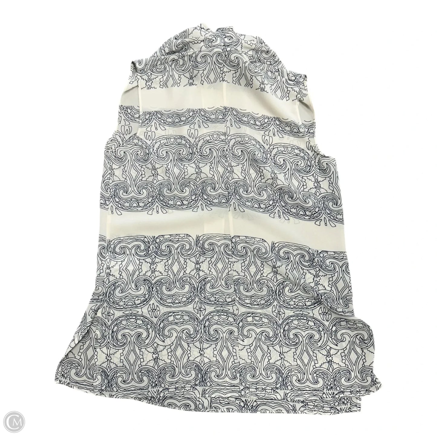 Top Sleeveless By Cabi In White, Size: S