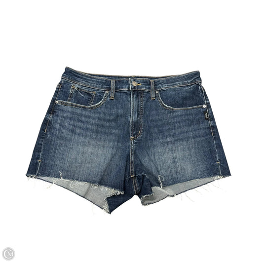 Shorts By Silver In Blue Denim, Size: 14