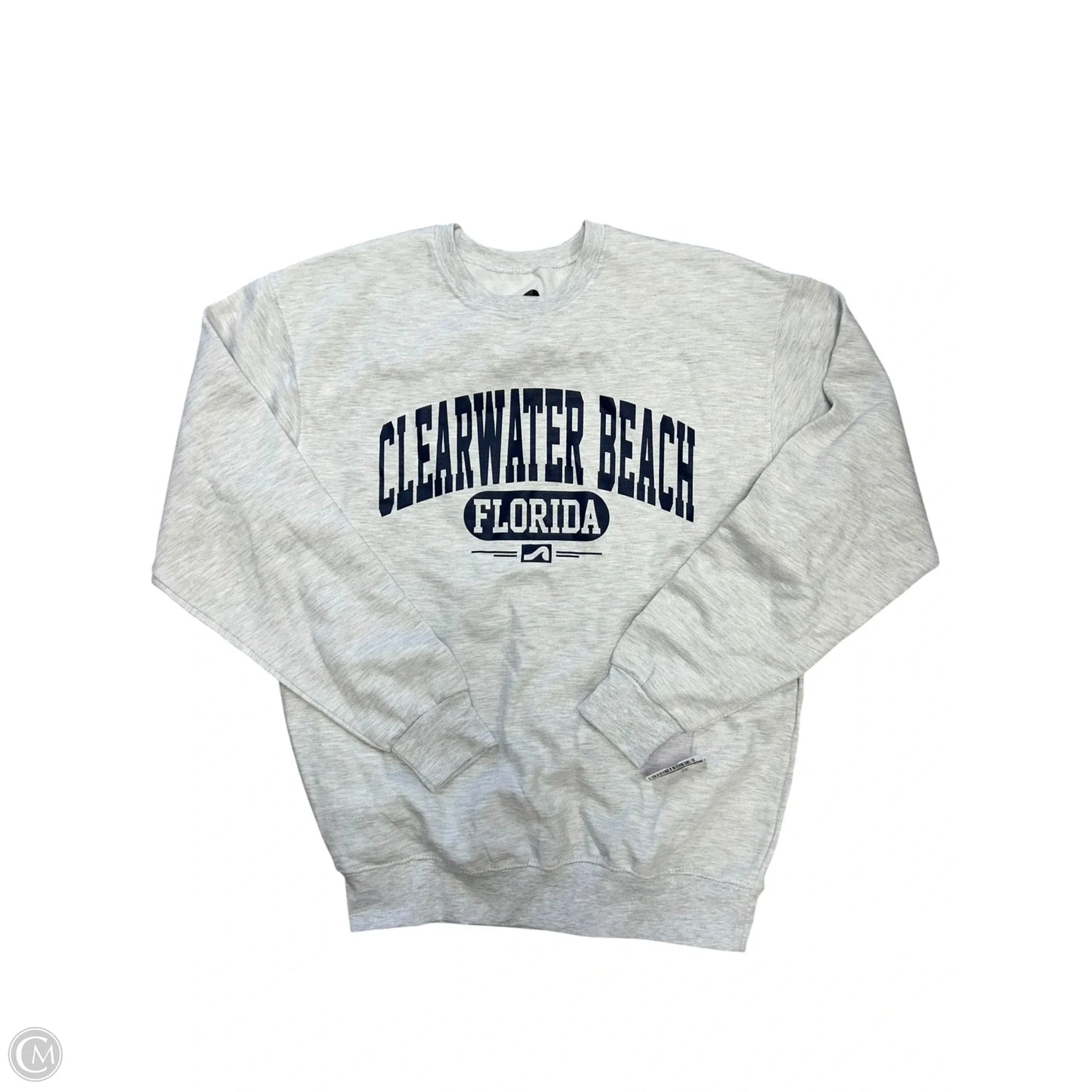 Sweatshirt Crewneck By Cmc In Grey, Size: M