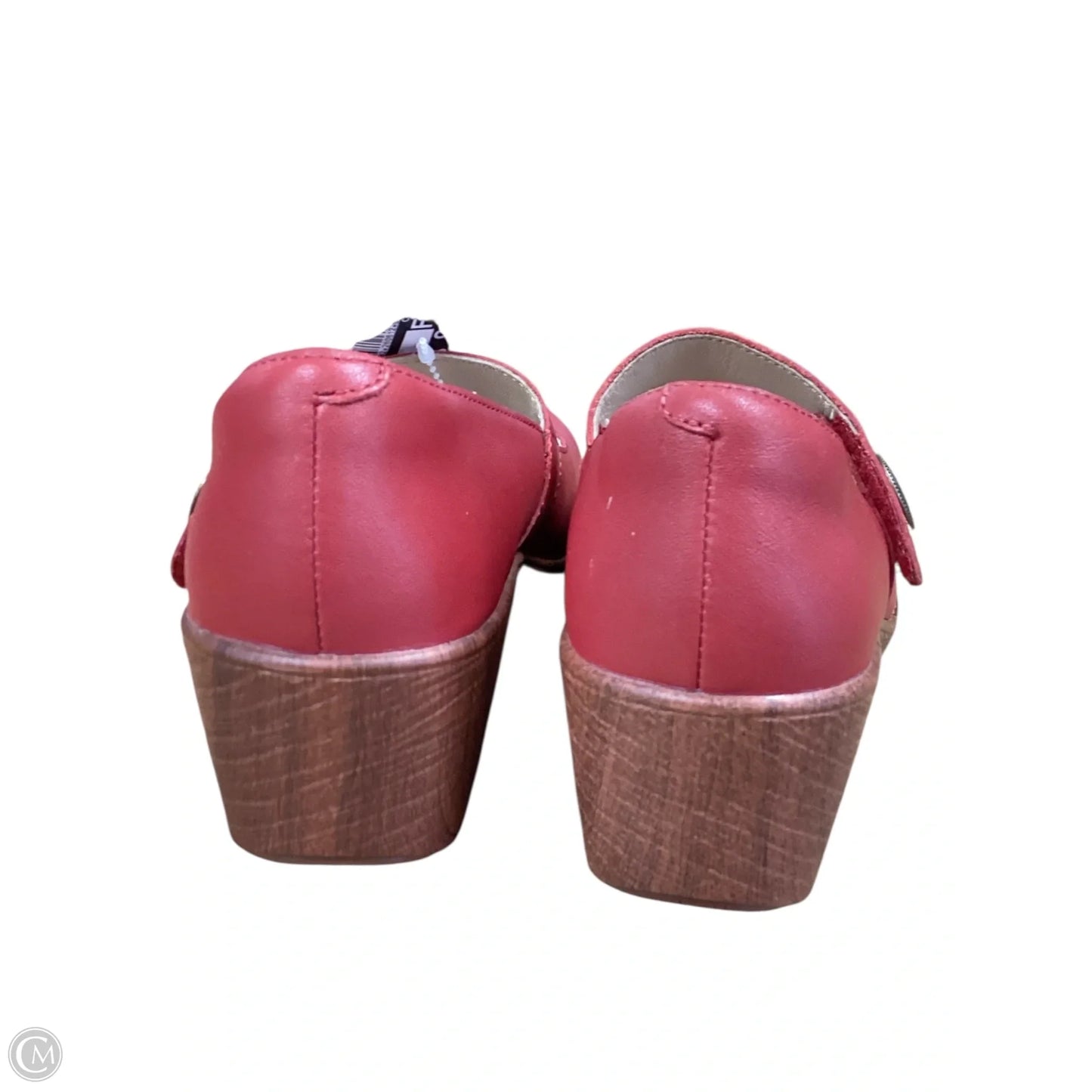 Shoes Heels Block By Alegria In Red, Size: 7.5
