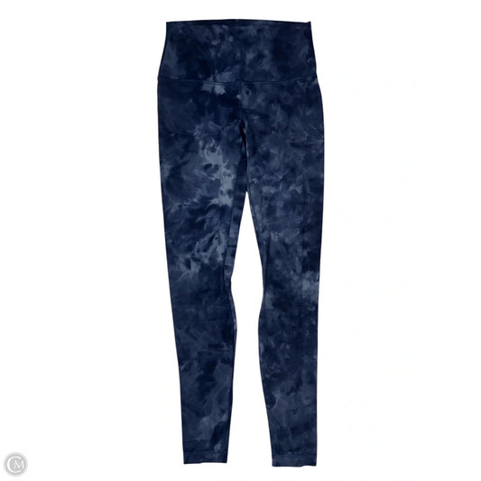Athletic Leggings By Lululemon In Blue, Size: 6