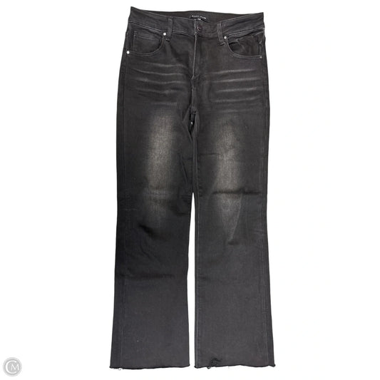 Jeans Wide Leg By Risen In Black Denim, Size: 10
