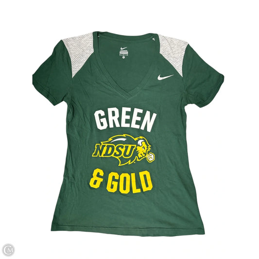 Top Short Sleeve By Nike Apparel In Green, Size: M
