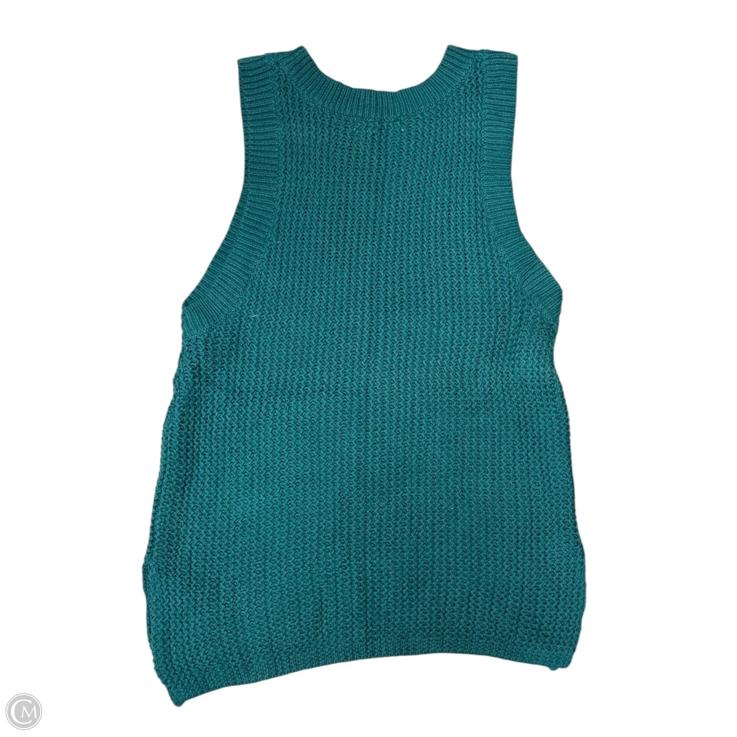 Vest Sweater By Anthropologie In Teal, Size: M