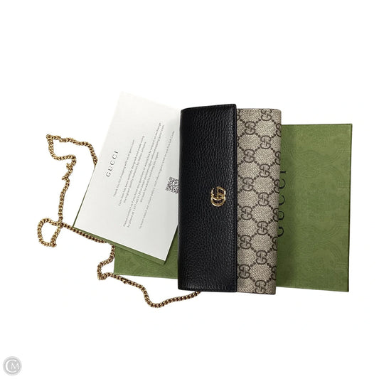 Wallet Luxury Designer By Gucci, Size: Large
