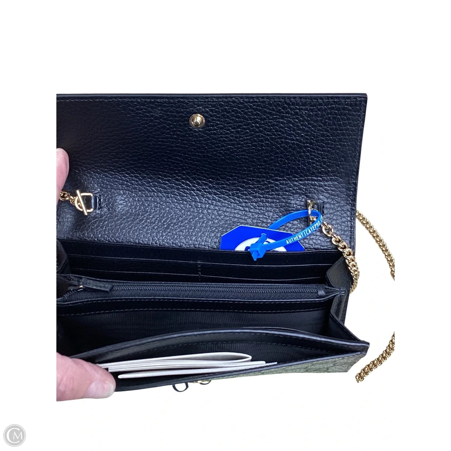 Wallet Luxury Designer By Gucci, Size: Large