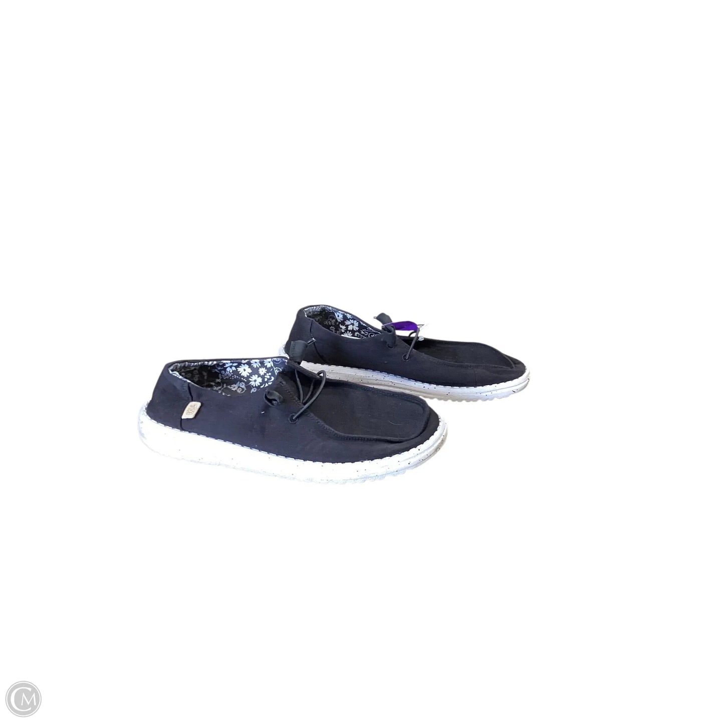 Shoes Flats By Hey Dude In Black, Size: 9