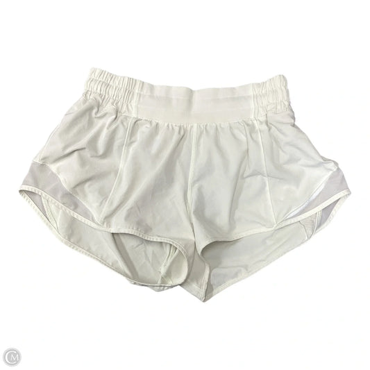 Athletic Shorts By Lululemon In Yellow, Size: 4