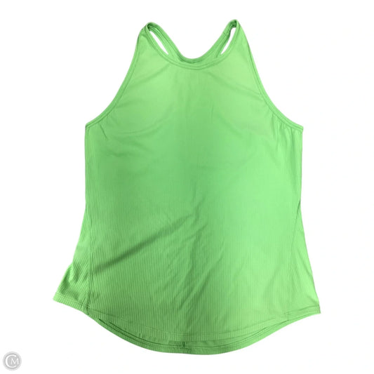 Athletic Tank Top By Lululemon In Green, Size: 6