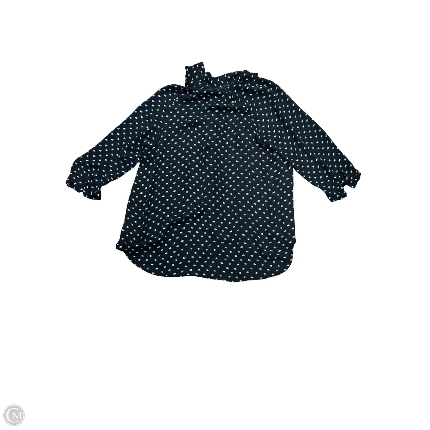Top Long Sleeve By Cabi In Navy, Size: M