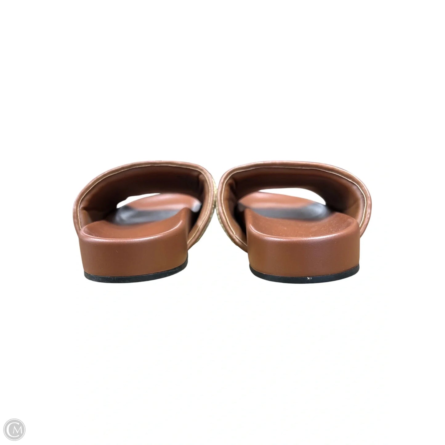 Sandals Flats By Time And Tru In Brown & Cream, Size: 7