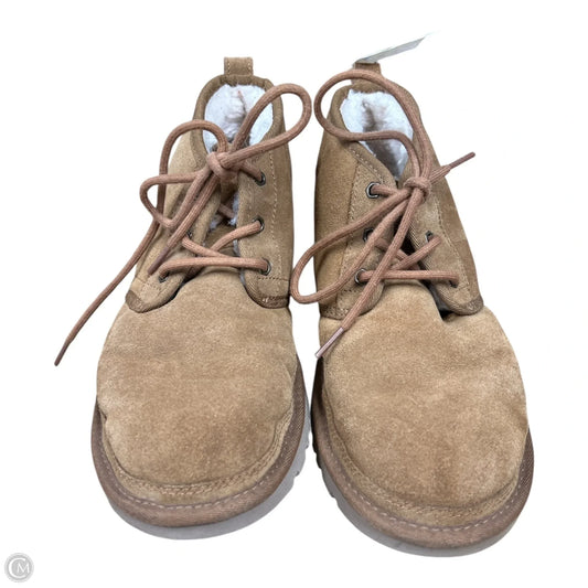 Boots Designer By Ugg In Brown, Size: 9