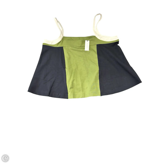 Top Sleeveless By Maeve In Blue & Green, Size: L