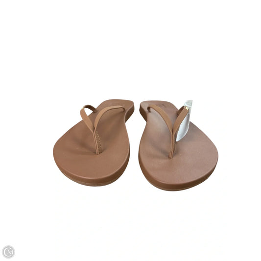 Sandals Flip Flops By Reef In Brown, Size: 9