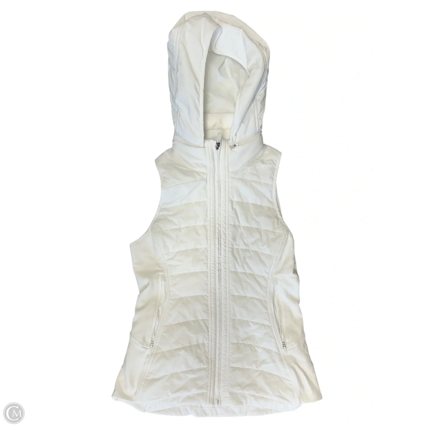 Vest Puffer & Quilted By Lululemon In White, Size: 6