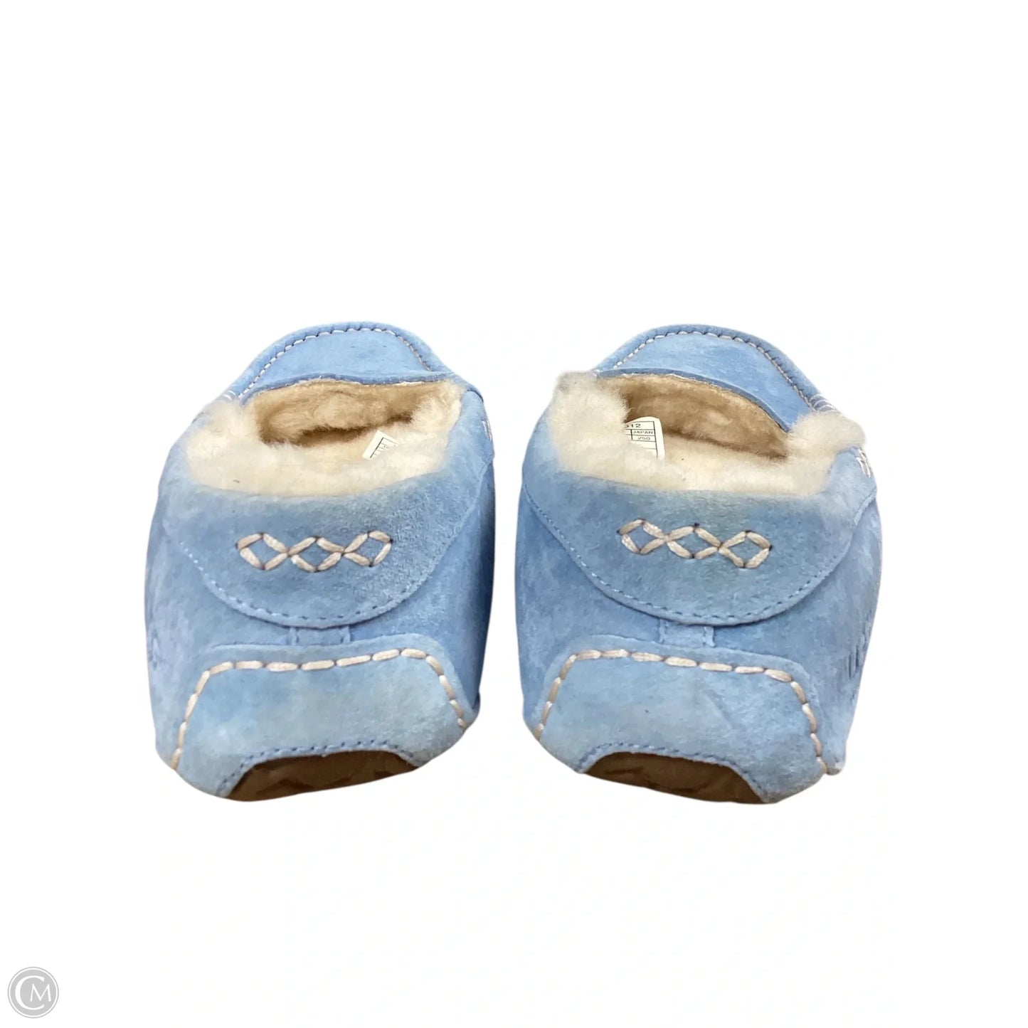 Slippers Designer By Ugg In Blue, Size: 8