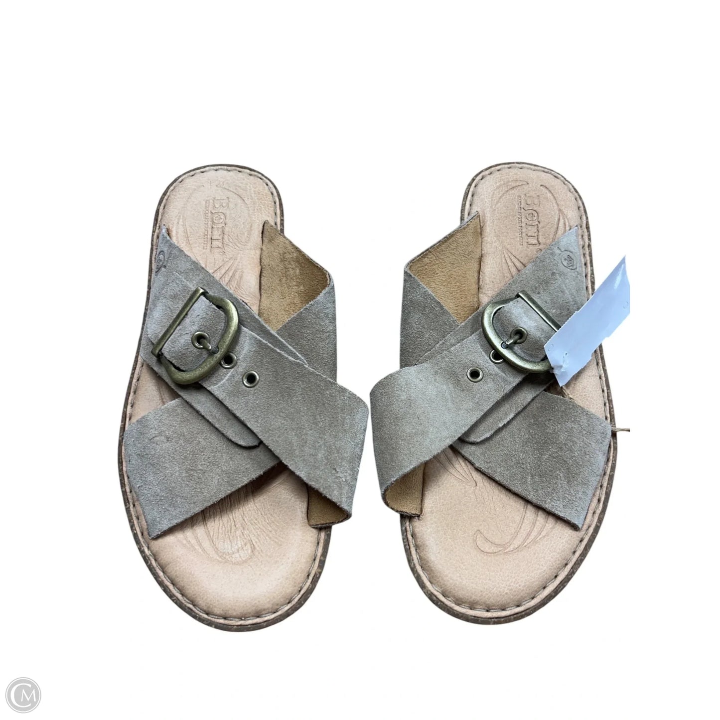 Sandals Flats By Born In Tan, Size: 7
