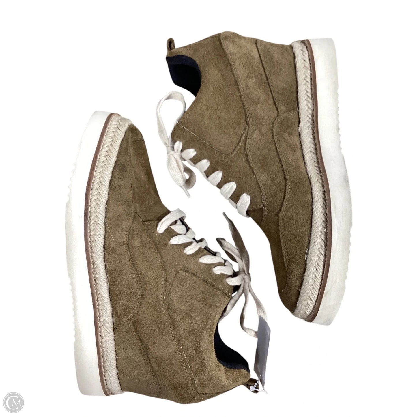 Shoes Heels Wedge By Mi Ami In Brown, Size: 9
