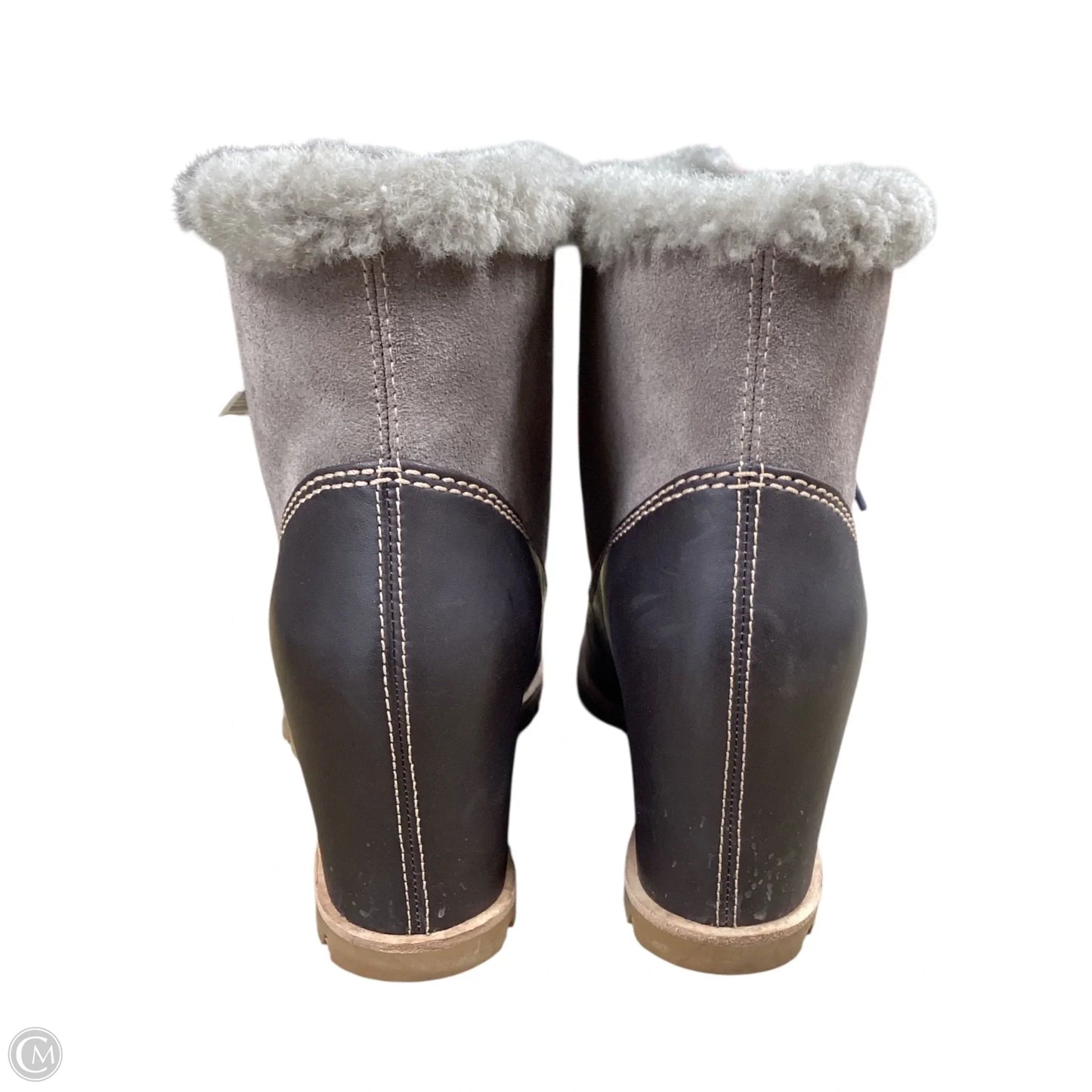 Boots Designer By Ugg In Brown, Size: 9
