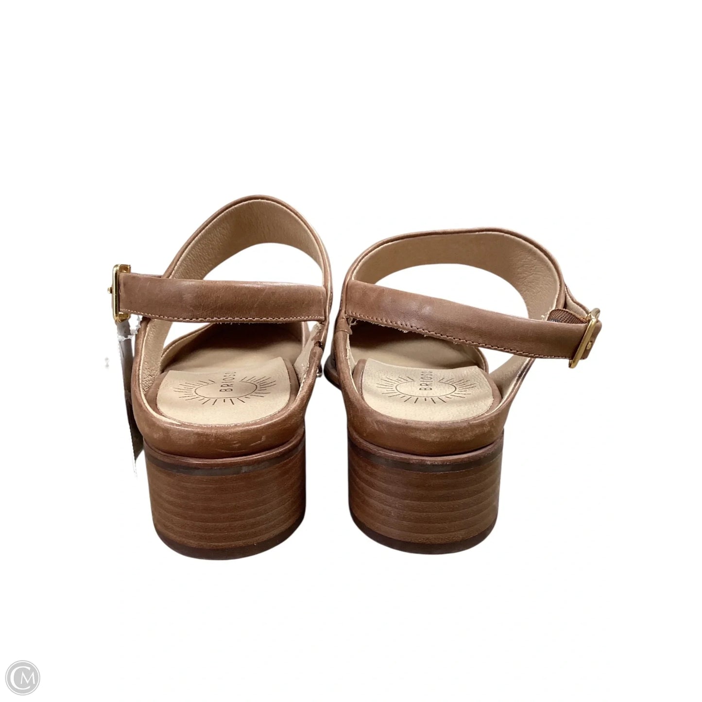 Shoes Heels Block By Cmc In Brown, Size: 8