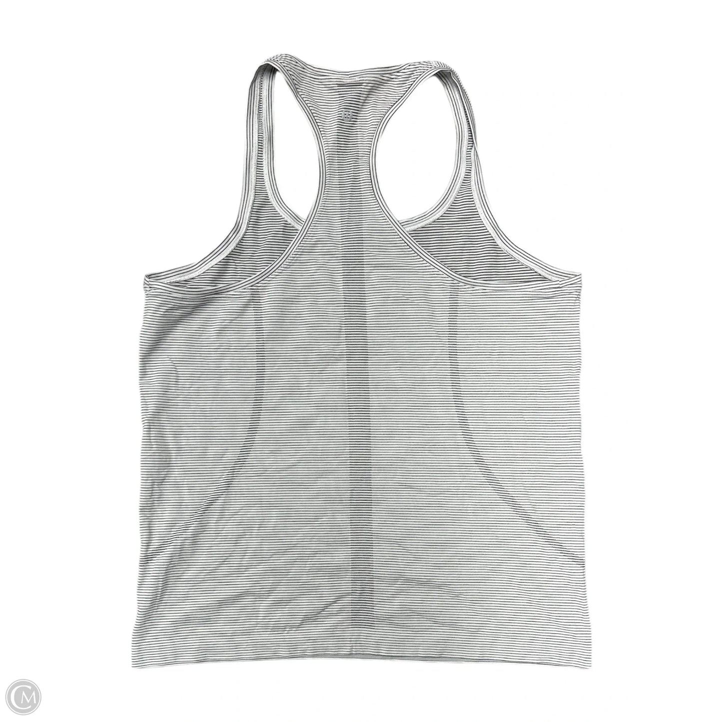 Athletic Tank Top By Lululemon In Black & White, Size: 14