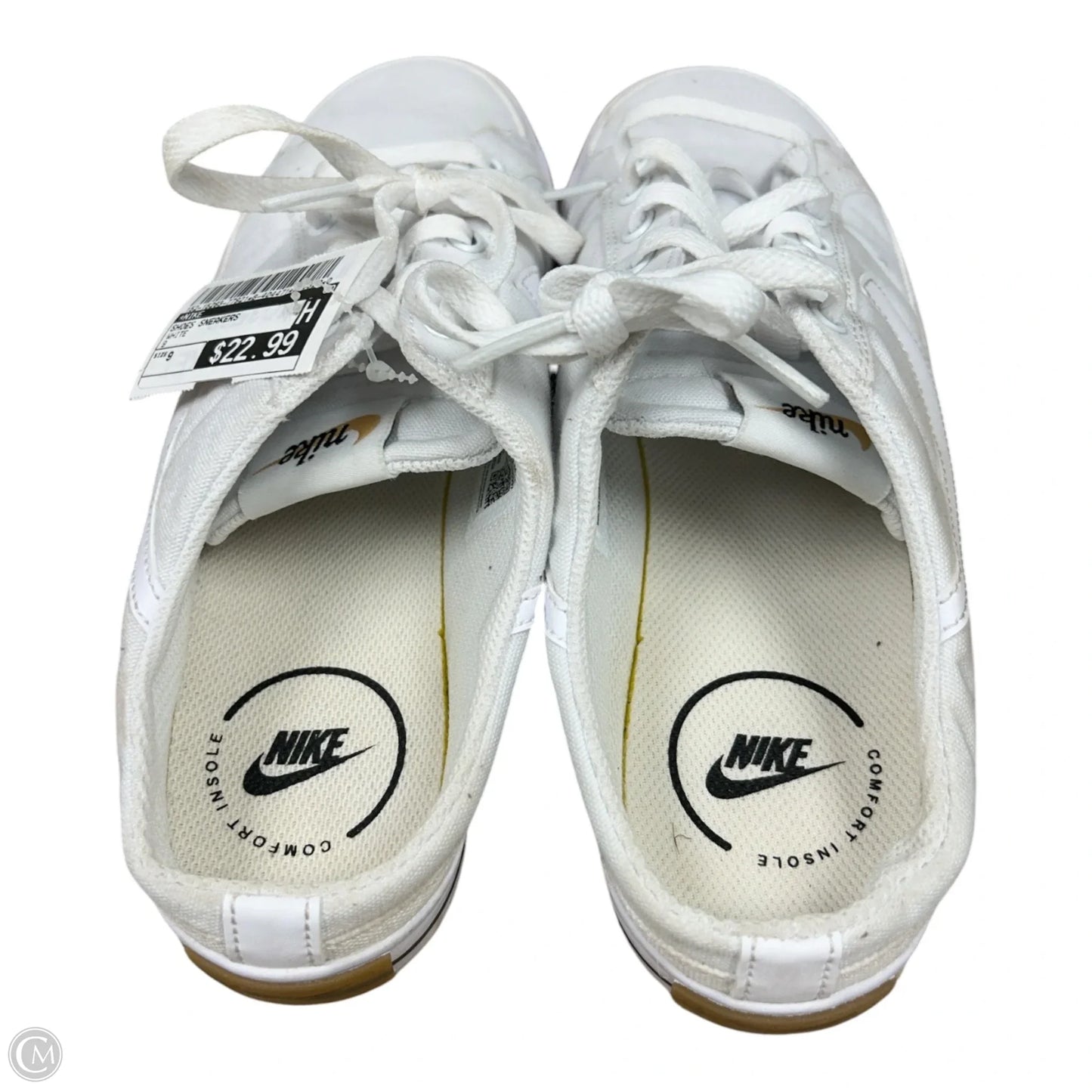 Shoes Sneakers By Nike In White, Size: 9