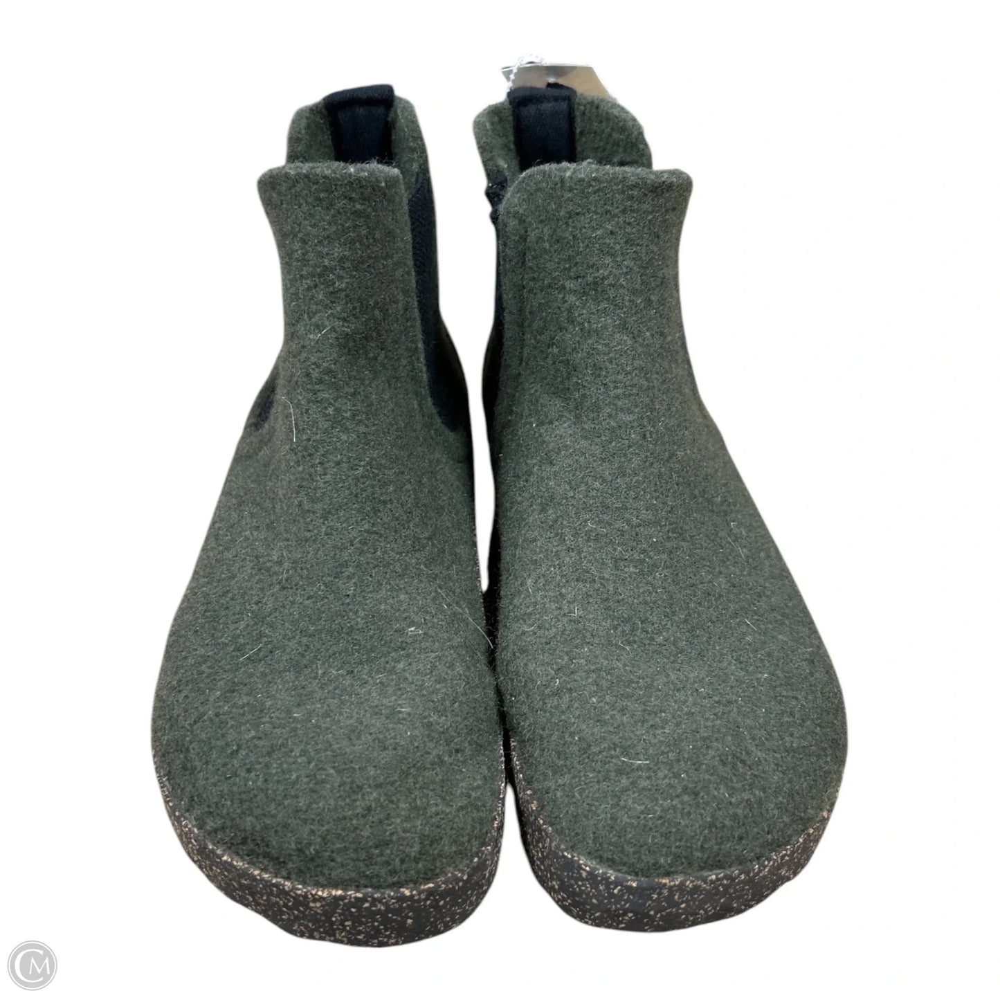 Boots Ankle Flats By Clothes Mentor In Green, Size: 9