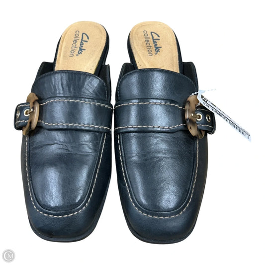 Shoes Flats By Clarks In Black, Size: 7.5