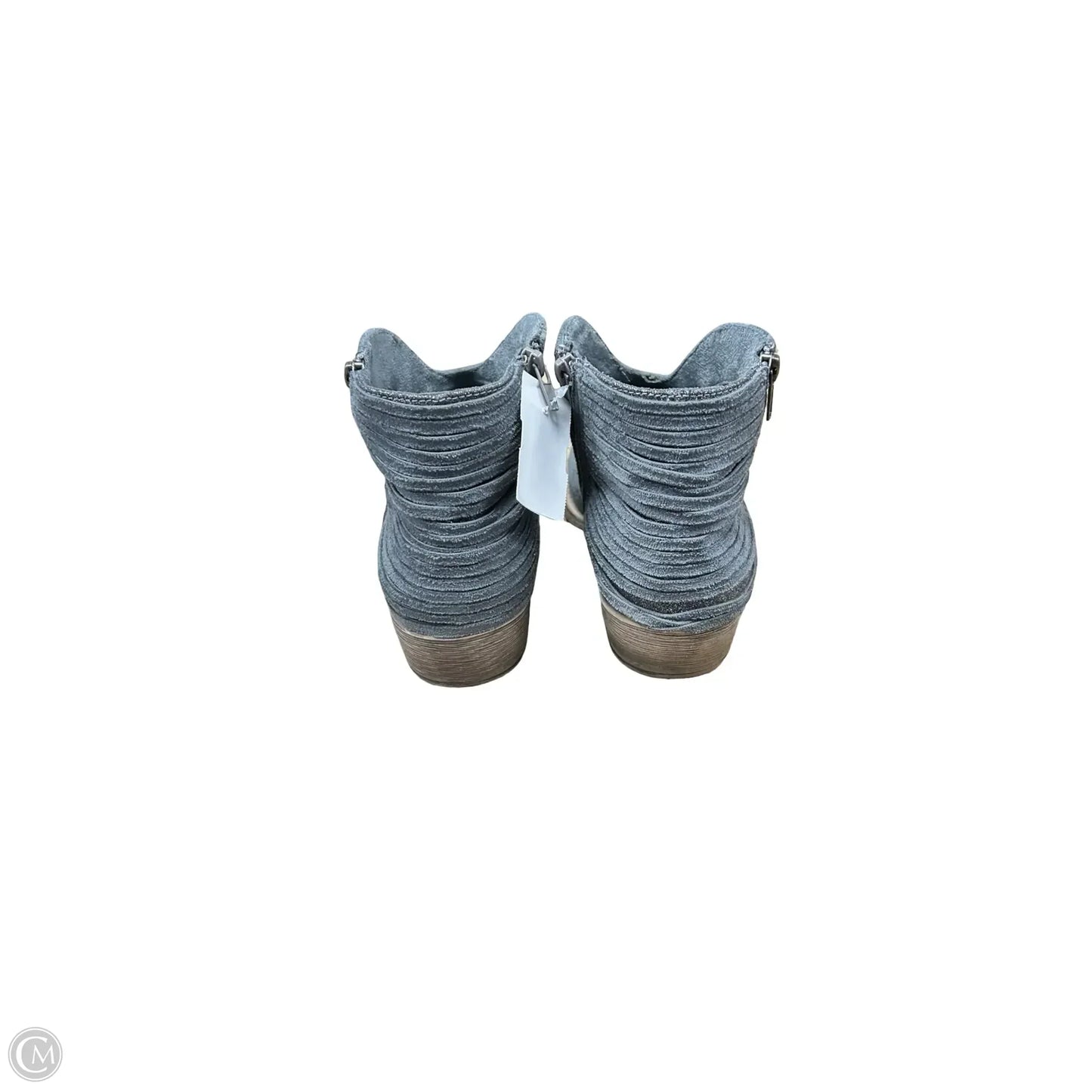 Boots Ankle Flats By Very G In Grey, Size: 8.5