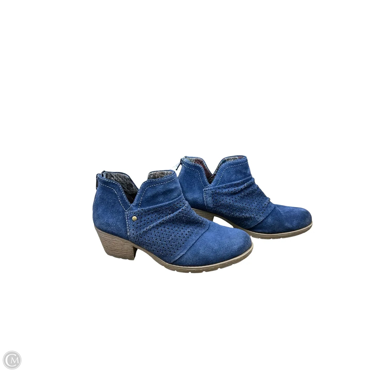 Boots Ankle Flats By Earth Origins In Blue, Size: 8.5