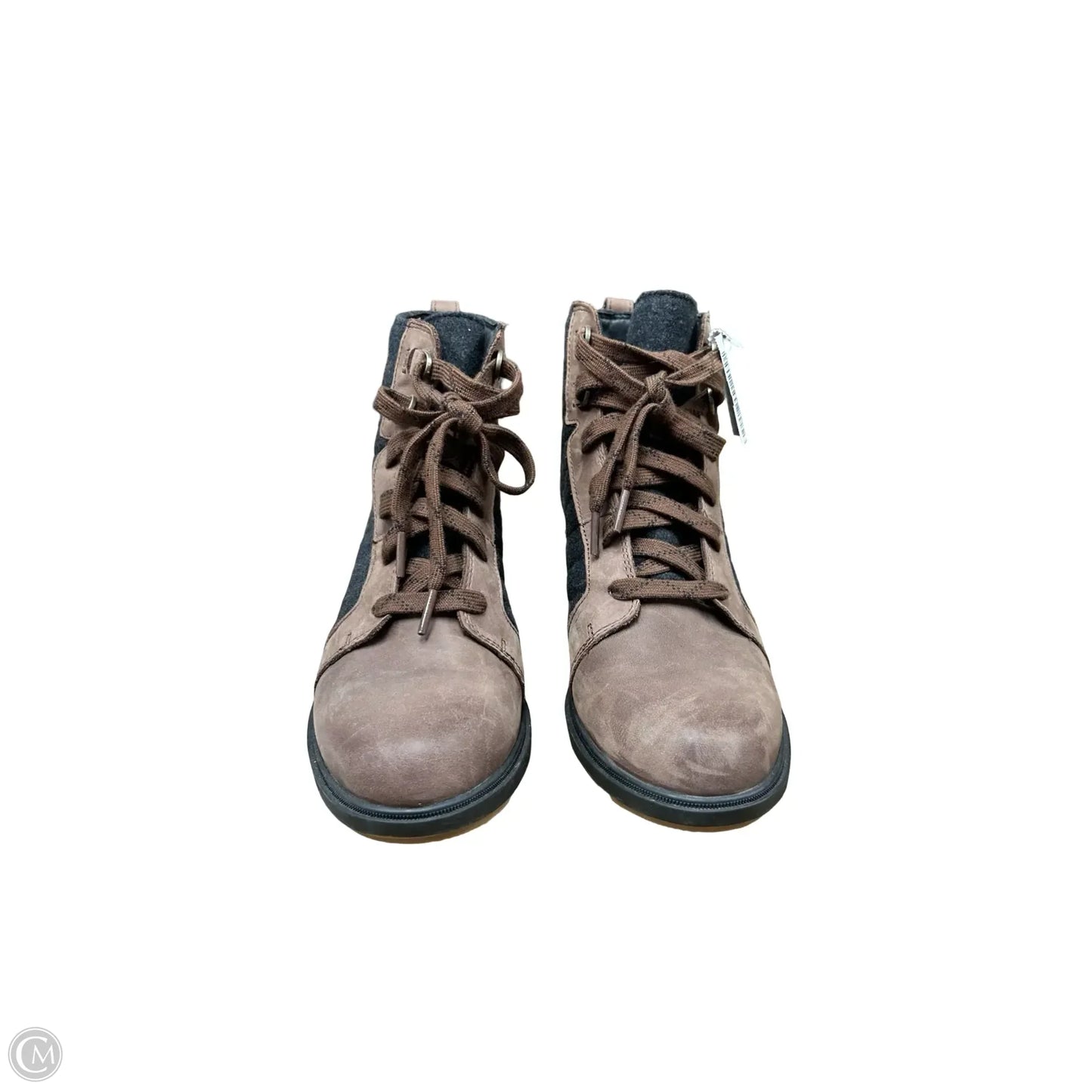 Boots Ankle Heels By Sorel In Brown, Size: 10